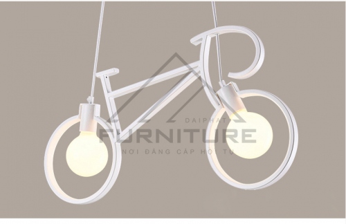Đèn thả trần kiểu dáng xe đạp 058