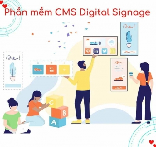 Phần mềm quản lý màn hình tập trung - CMS™  Digital Signage