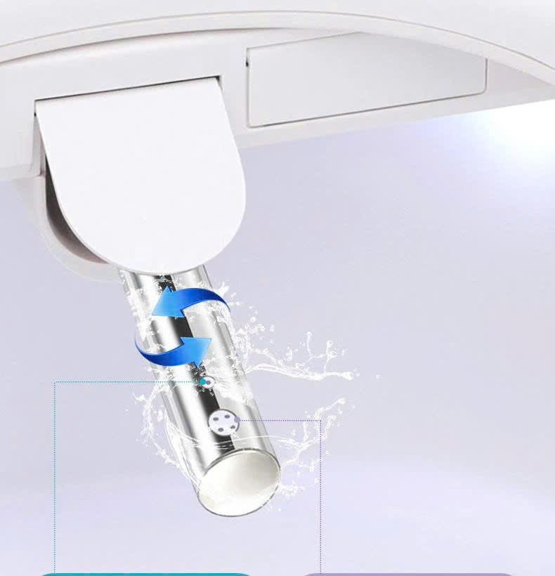 Nắp Bồn Cầu Thông Minh Làm Ấm Tức Thì Điều Khiển Nút BấmTiện Lợi NBCTM009