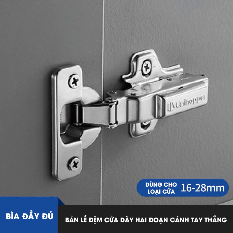 Bản lề đệm cửa dày hai đoạn cánh tay thẳng 013