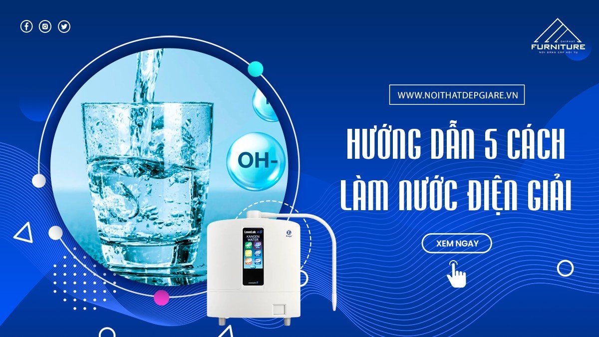 Hướng dẫn 5 cách làm nước điện giải