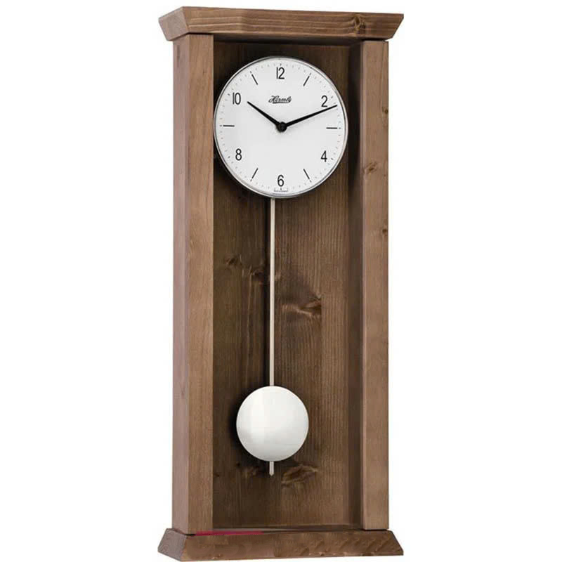 Đồng Hồ Gỗ Hermle Treo Tường Quả Lắc Tĩnh Lặng