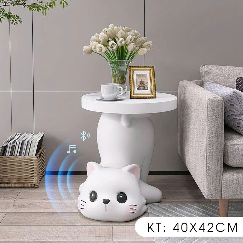 Bàn decor trang trí mèo lộn ngược đáng yêu cá tính 035