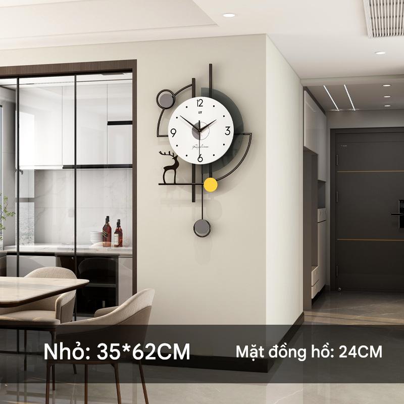 Đồng hồ treo tường thiết kế tối giản sang trọng 376