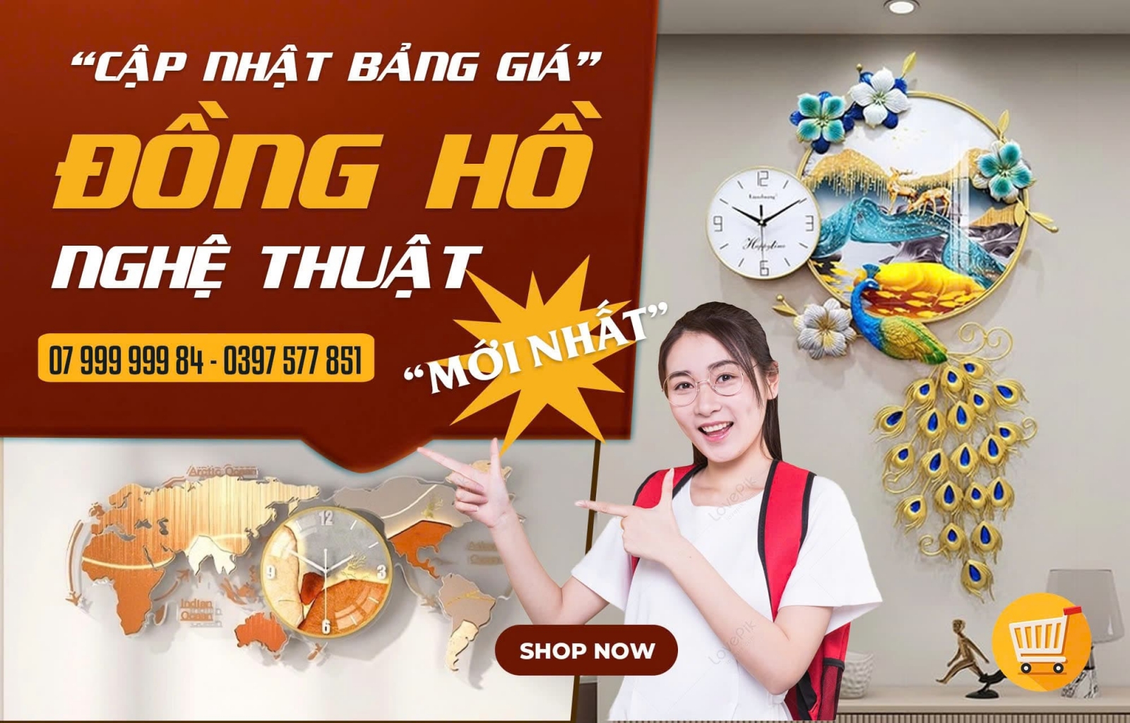 Đồng hồ treo tường con công bao nhiêu tiền? Cập nhật bảng giá đồng hồ con công mới nhất