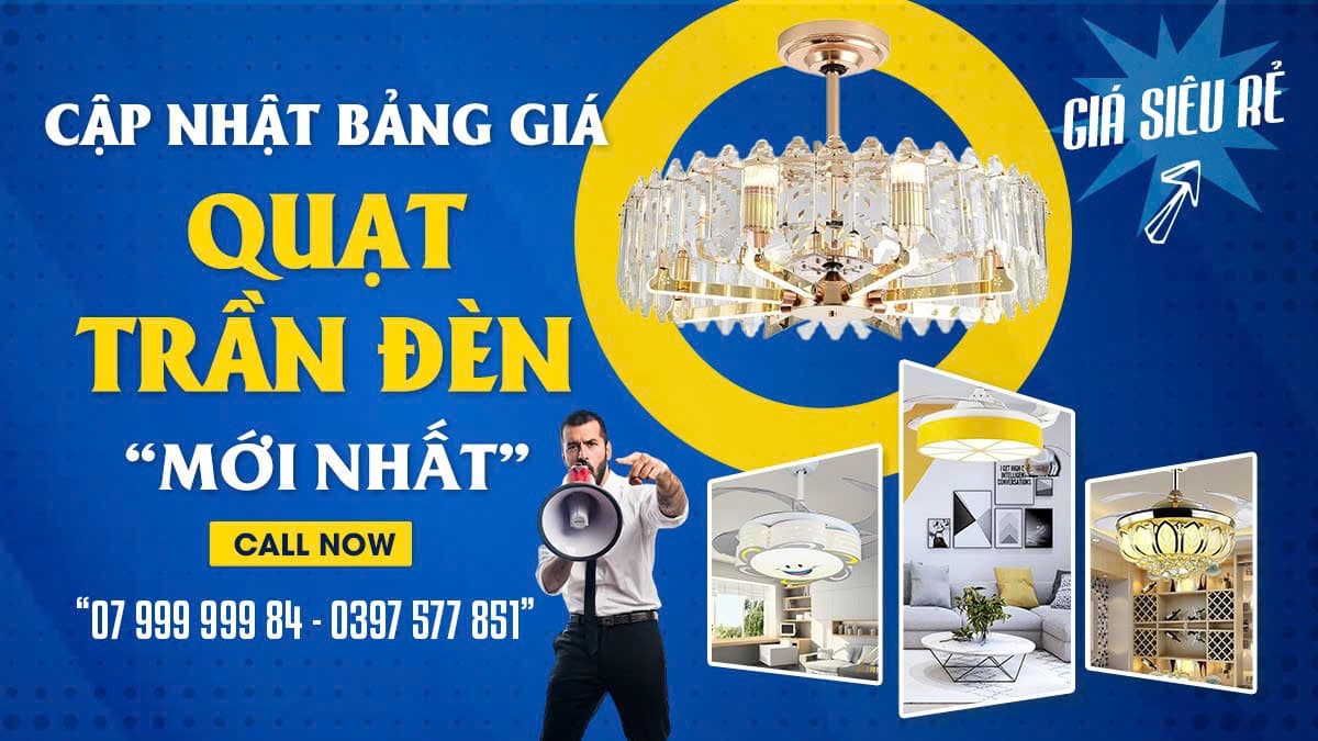 Quạt trần đèn chùm có mát không? Có nên lắp trong nhà?