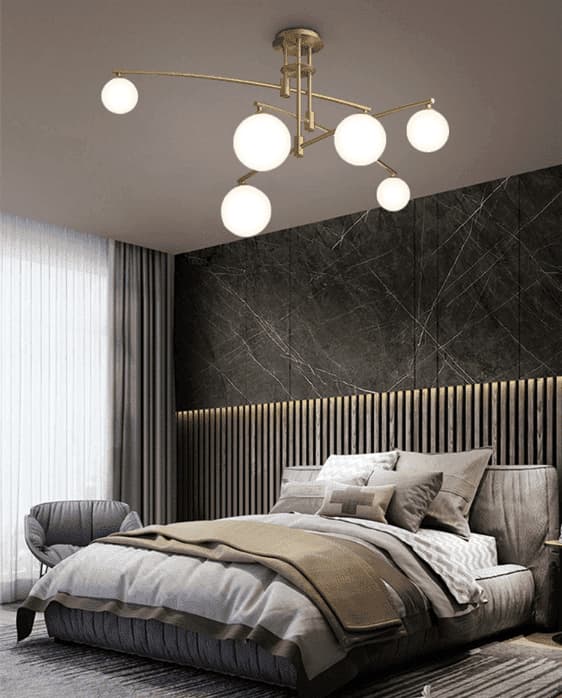 3 cách chọn đèn thả trần trang trí phòng ngủ hiện đại