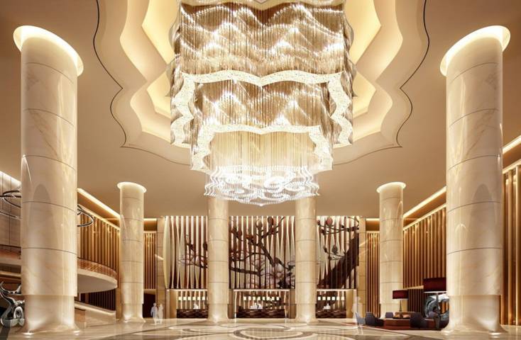 Đèn chùm sảnh khách sạn trang trí theo phong cách nào?