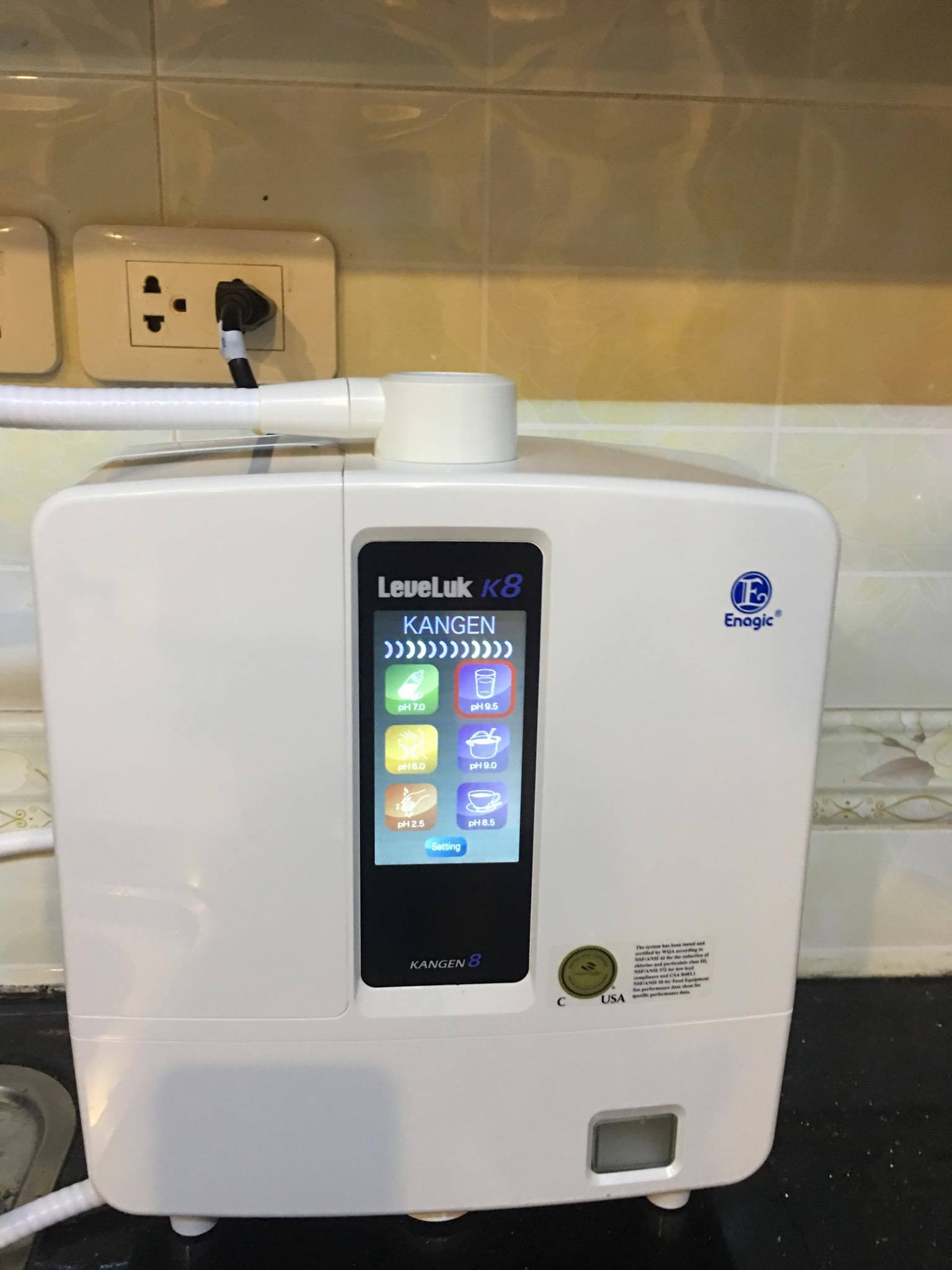 Máy lọc nước uống điện giải Kangen Leveluk K8 có tốt không?