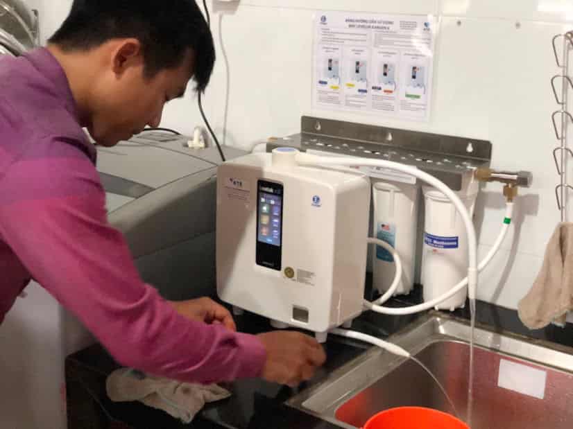 Cách bảo trì bảo dưỡng sinh máy lọc nước uống Kangen K8