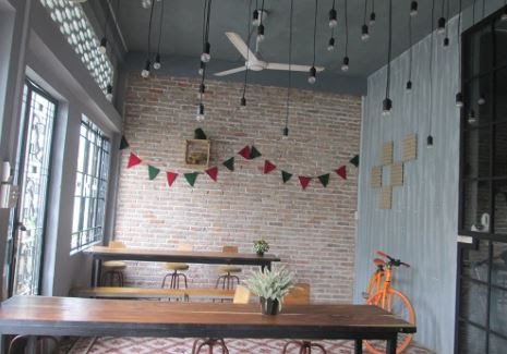 đèn trang trí quán cafe