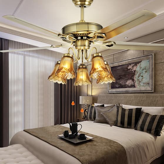 4 lý do không thể chối từ khi lắp quạt trần đèn cho phòng ngủ