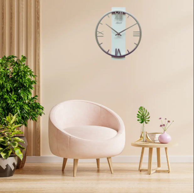 DH30104 Đồng hồ treo tường Hermle La Mã Trắng
