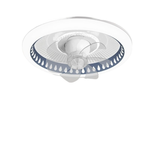QTD171 - Quạt ốp trần đèn LED thiết kế như những hạt sương mát lành