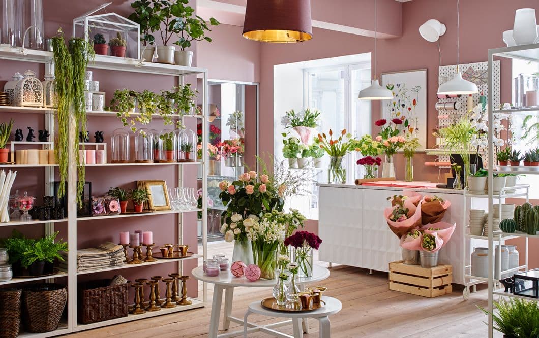 3 bước kế hoạch thực hiện thiết kế cửa hàng kinh doanh hoa tươi đẹp quá cưỡng