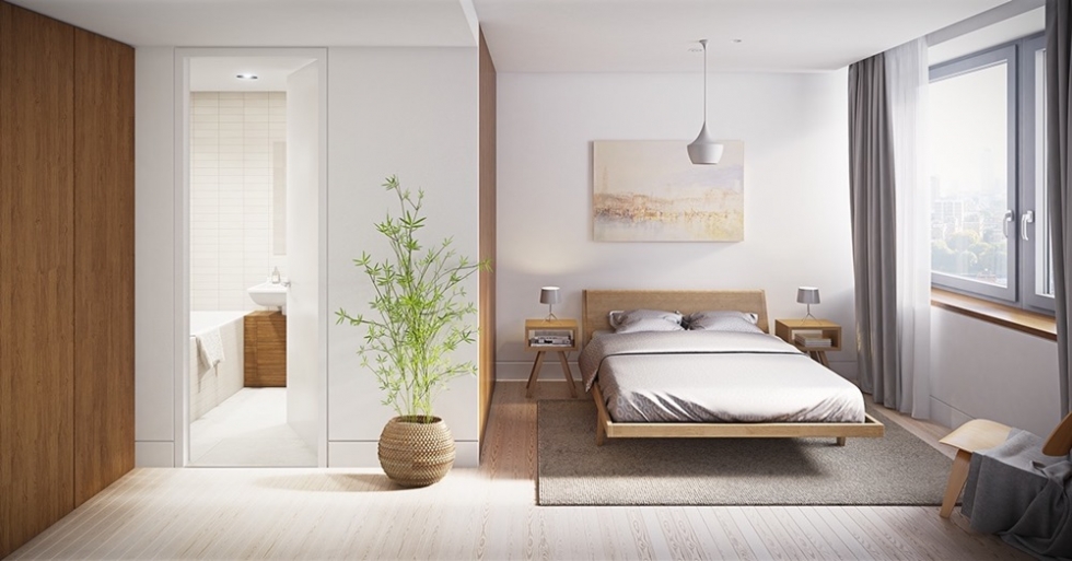 Hé lộ 6 mẫu thiết kế căn hộ chung cư 2 phòng ngủ