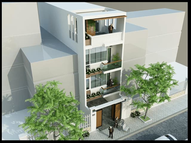 Thiết kế mẫu nhà phố kết hợp văn phòng theo kiểu nào?