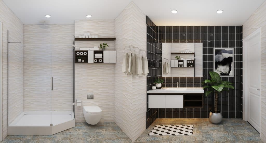 Những ý tưởng mới về trang trí nội thất phòng tắm trong tương lai sẽ khiến bạn trầm trồ kinh ngạc. Từ những mẫu thiết kế đơn giản cho đến những tinh túy về nghệ thuật đều cùng nhau tạo nên một không gian đằng cấp, đem đến một trải nghiệm thú vị cho người sử dụng.