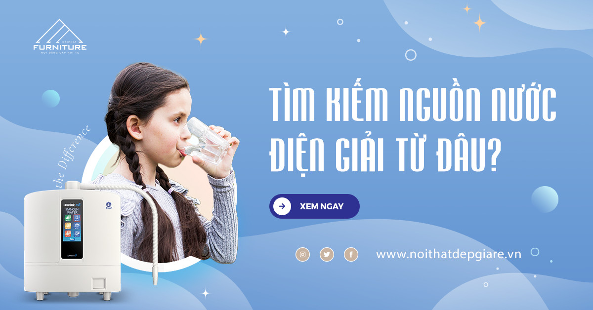 Tìm kiếm nguồn nước điện giải từ đâu?