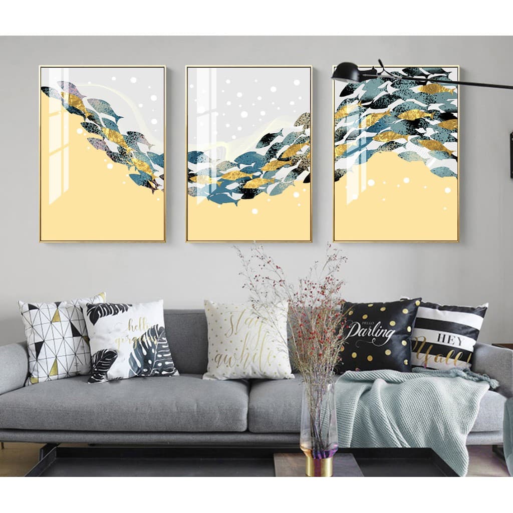 1000+ Các kiểu tranh ghép treo tường 3D decor phòng khách nghệ thuật đẹp giá rẻ tphcm