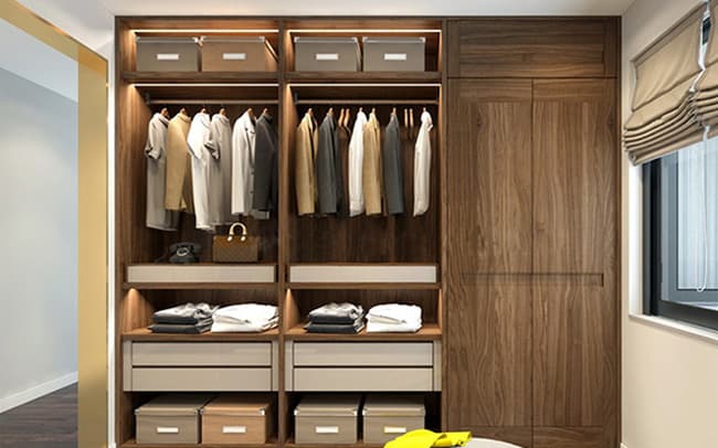 Ghi nhớ 5 lưu ý khi muốn thiết kế tủ quần áo âm tường