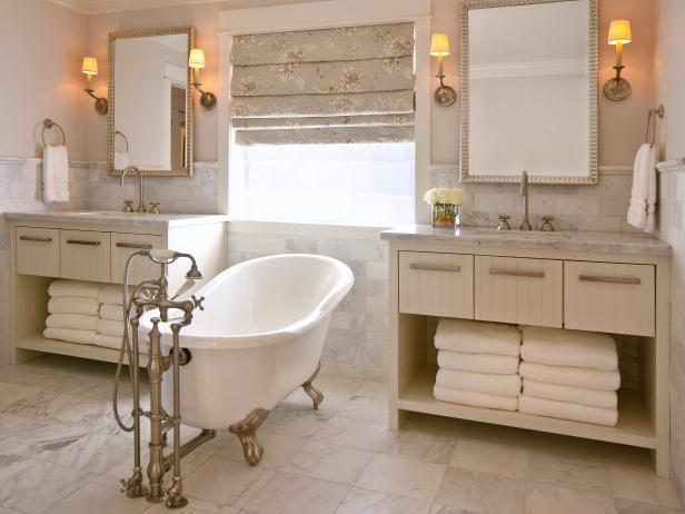 Làm sao để trang trí phòng tắm theo phong cách cổ điển phù hợp?
