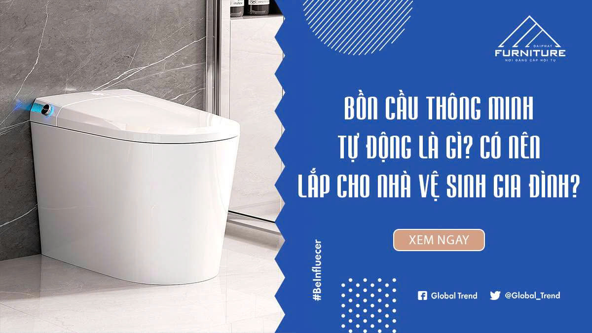 Bồn Cầu Thông Minh Tự Động Là Gì? Có Nên Lắp Cho Nhà Vệ Sinh Gia Đình?
