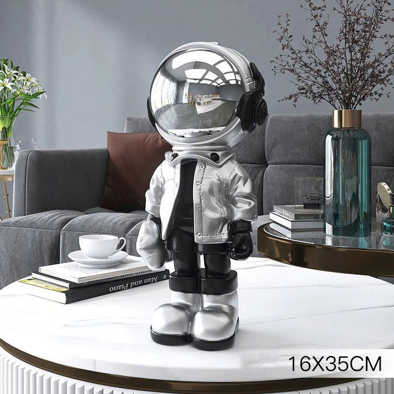 Tượng decor trang trí hình phi hành gia 009