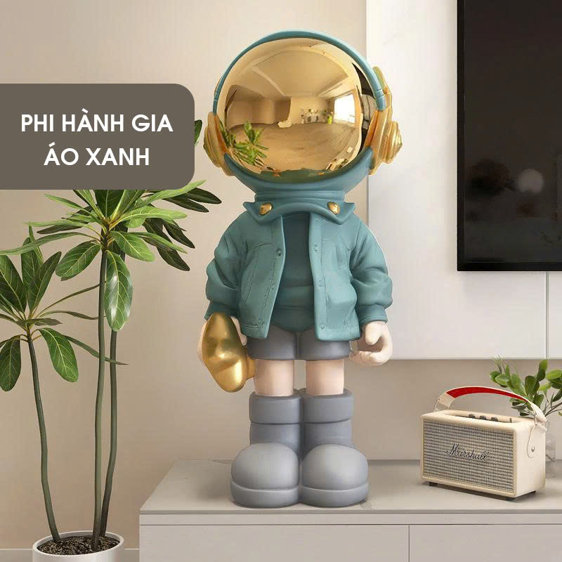Tượng decor trang trí hình phi hành gia 009