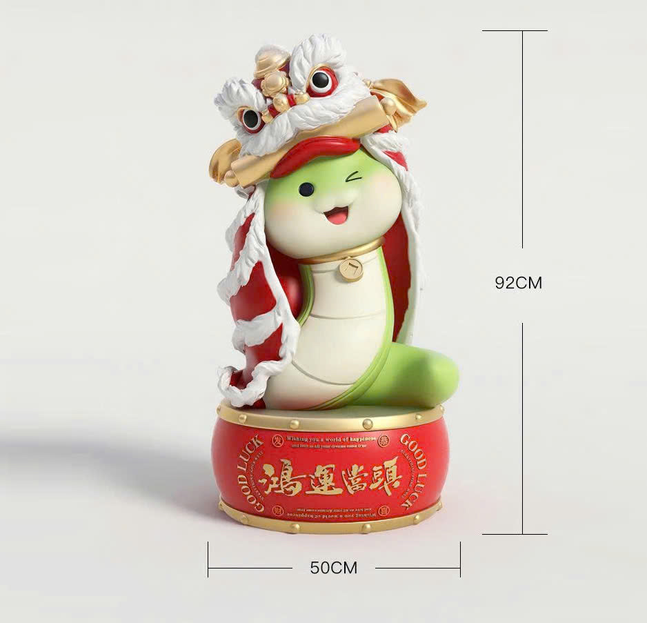 Đồ decor trang trí hình con rắn sang trọng cao cấp 020
