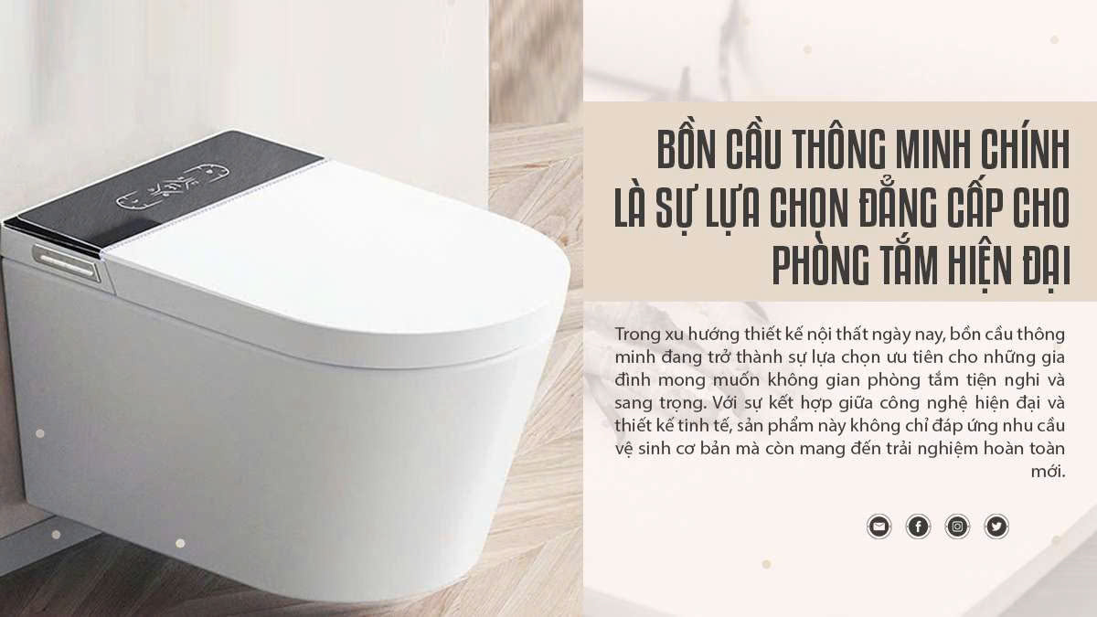 Bồn Cầu Thông Minh Chính Là Sự Lựa Chọn Đẳng Cấp Cho Phòng Tắm Hiện Đại
