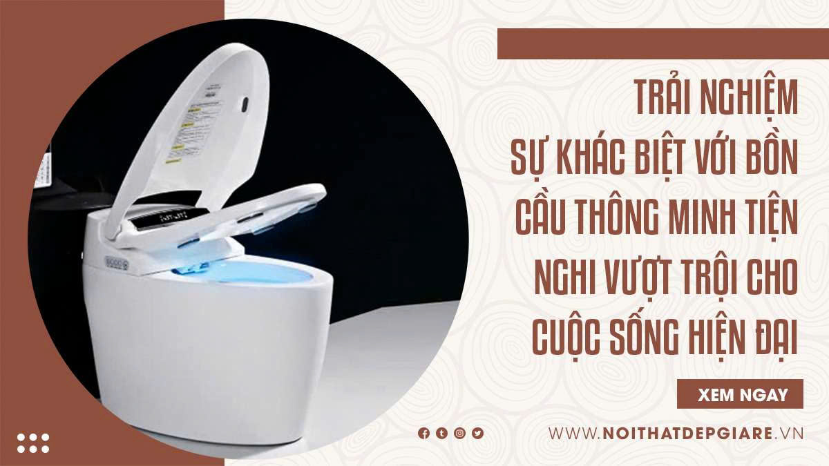 Trải Nghiệm Sự Khác Biệt Với Bồn Cầu Thông Minh Tiện Nghi Vượt Trội Cho Cuộc Sống Hiện Đại