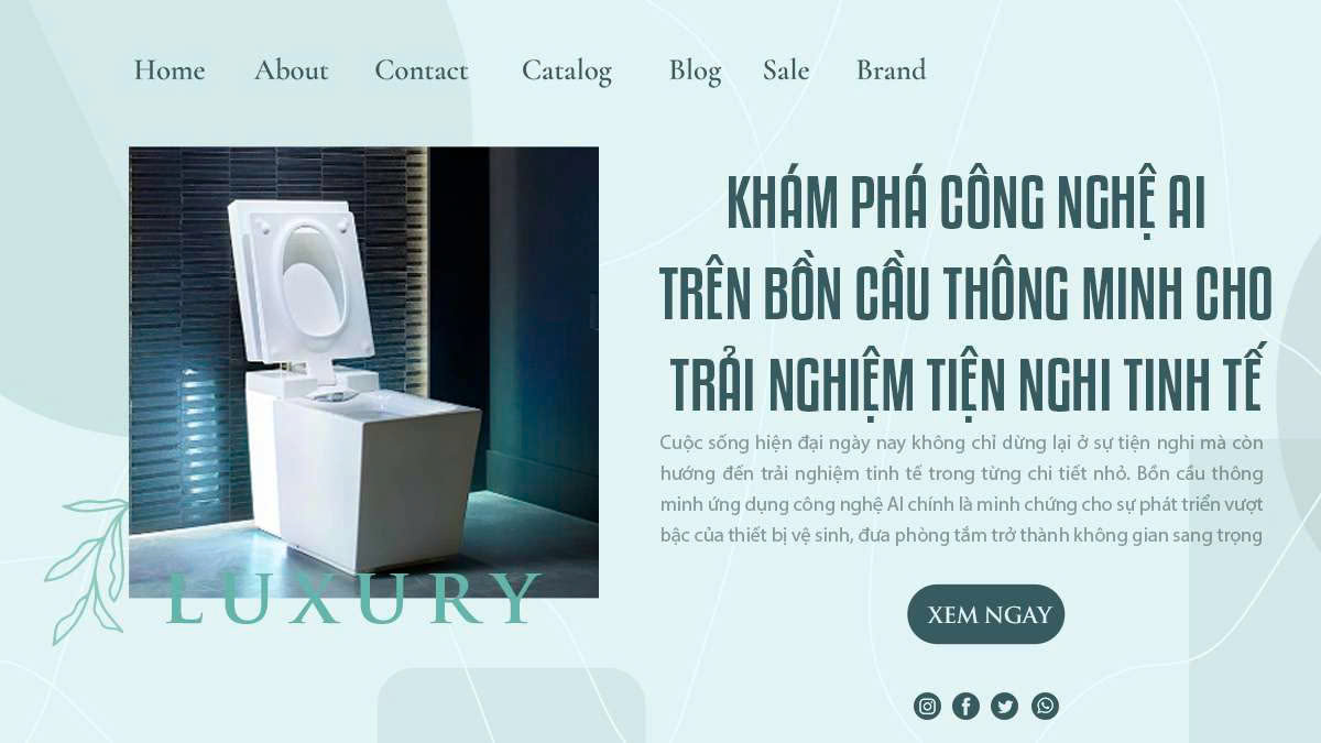 Khám phá công nghệ AI trên bồn cầu thông minh cho trải nghiệm tiện nghi tinh tế