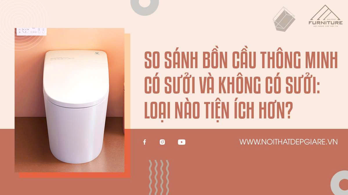 So sánh bồn cầu thông minh có sưởi và không có sưởi: Loại nào tiện ích hơn?