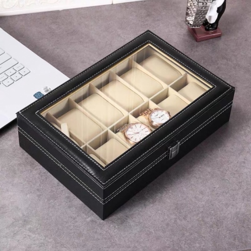 012 Hộp đựng đồng hồ đeo tay 12 ngăn