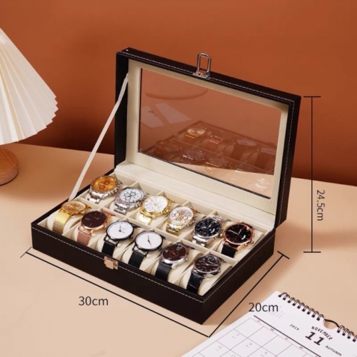 012 Hộp đựng đồng hồ đeo tay 12 ngăn