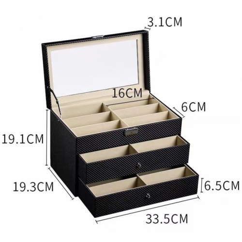 0193 Hộp Đựng Mắt Kính 18 Ngăn 3 Tầng