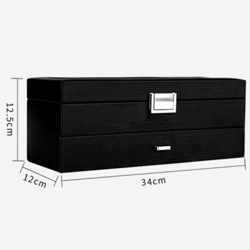 0194 Hộp đựng đồng hồ trang sức 2 tầng 6 ngăn