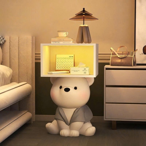 Bàn decor trang trí dầu giường hình gấu dễ thương 032