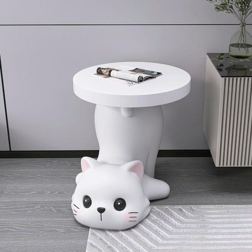 Bàn decor trang trí mèo lộn ngược đáng yêu cá tính 035