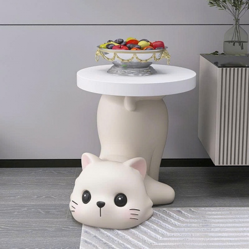 Bàn decor trang trí mèo lộn ngược đáng yêu cá tính 035