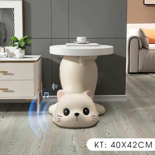 Bàn decor trang trí mèo lộn ngược đáng yêu cá tính 035