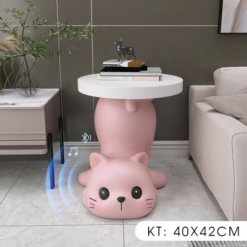 Bàn decor trang trí mèo lộn ngược đáng yêu cá tính 035
