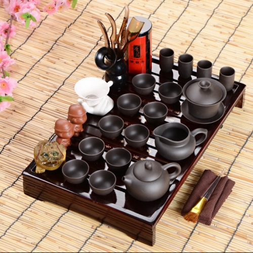 Bộ bàn trà gỗ mini 43x26x6cm cao cấp 0074