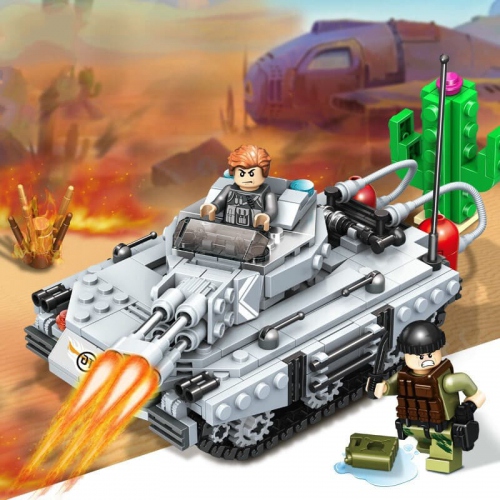 Bộ đồ chơi xếp hình nhựa xe tank phòng không Lego cho trẻ 025