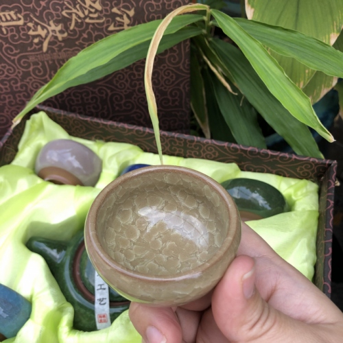 Bộ tách trà ngọc thạch 0042