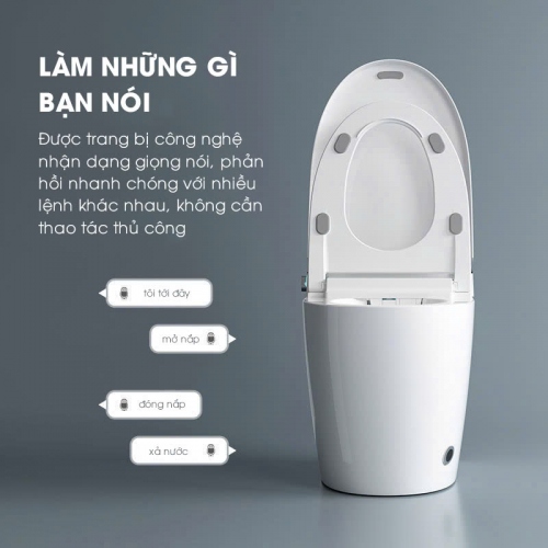 Bồn Cầu Thông Minh Tự Động Tối Ưu Áp Suất Nước 027