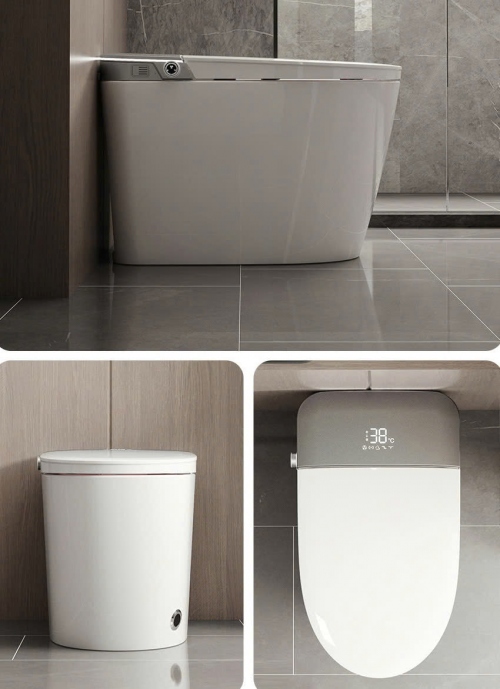 Bồn cầu toilet thông minh hoàn toàn tự động cao cấp 005