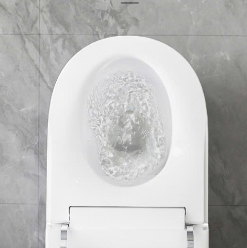 Bồn cầu toilet thông minh mini 58cm diệt khuẩn tối đa 047