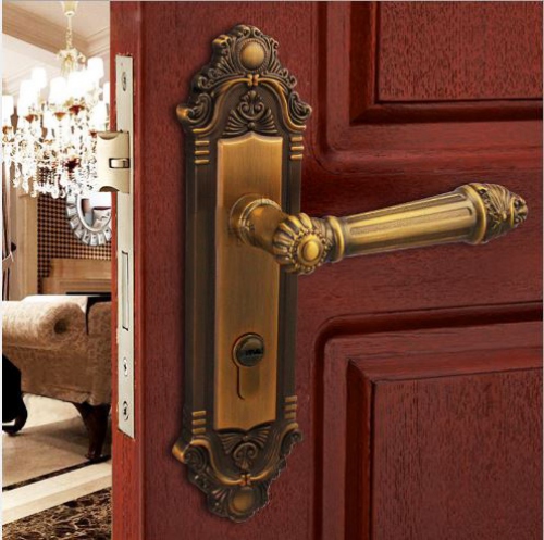 Chốt khóa cửa phòng phong cách cổ điển cao cấp 003